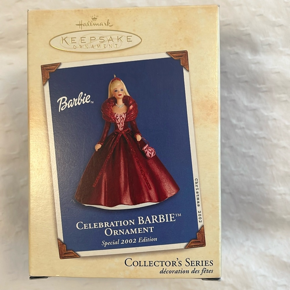 Hallmark Celebration Barbie Ornament 2002